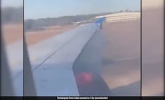 Video: Plane Catches Fire On Runway, Fliers Scream 'Please Get Us Out'